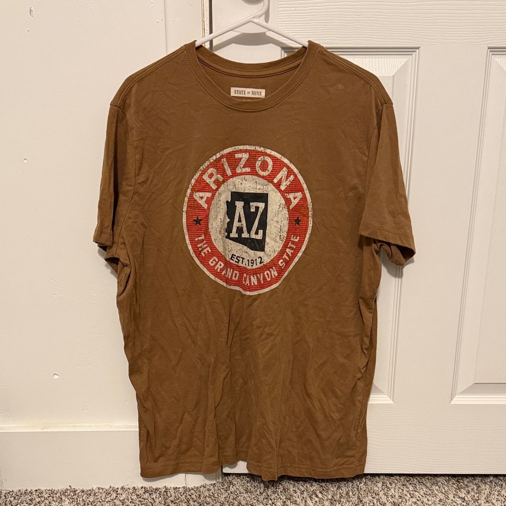 Brown Arizona Graphic Tee